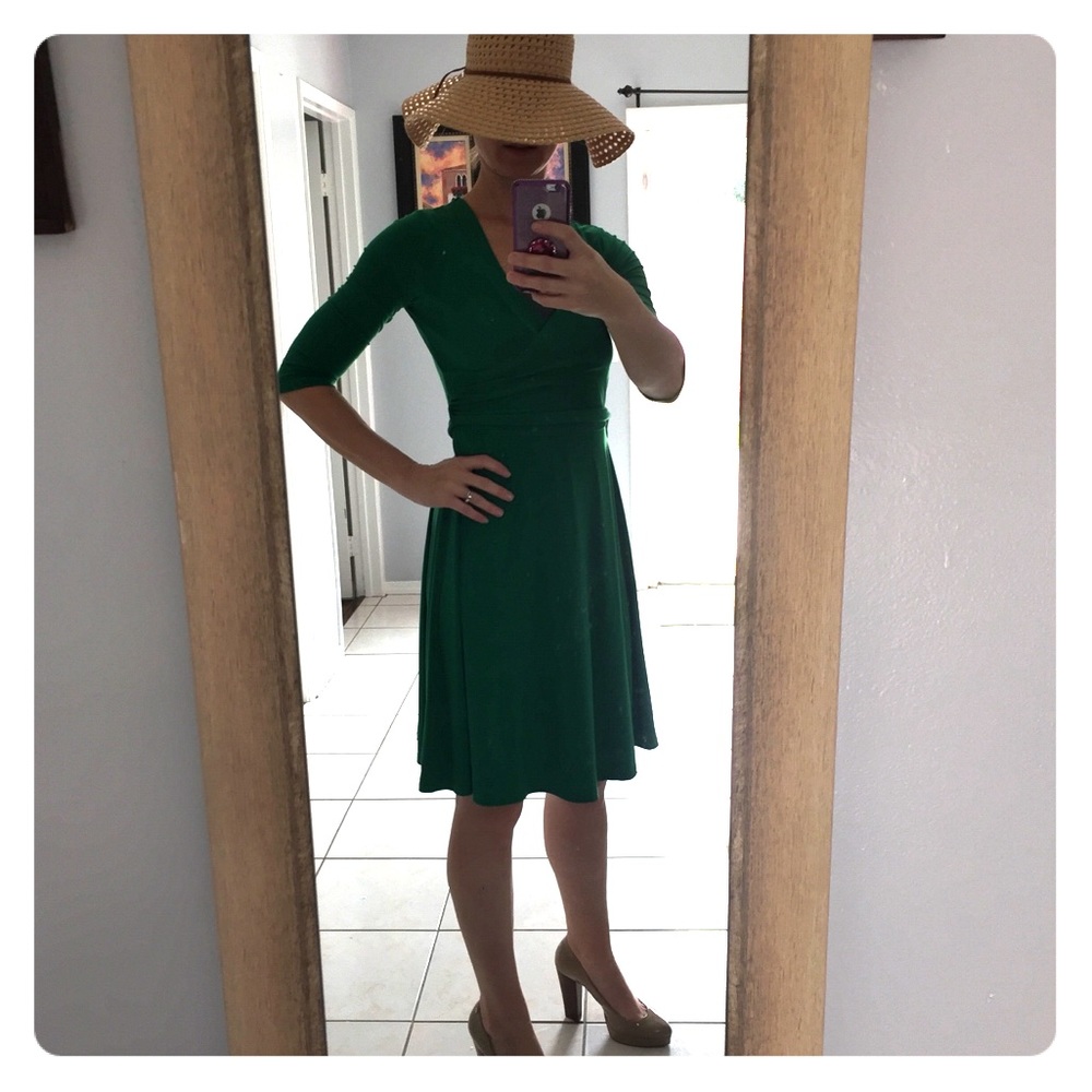 Kelly green dress